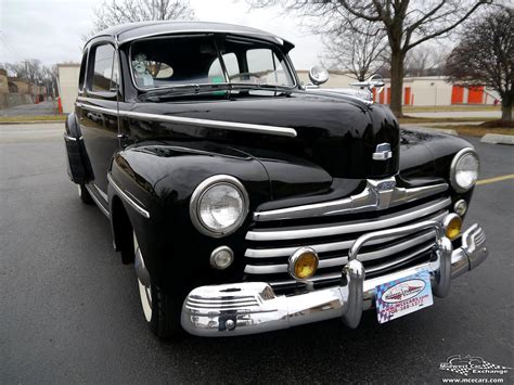 1948 Ford Super Deluxe Sedan Two Door Classic Old Vintage