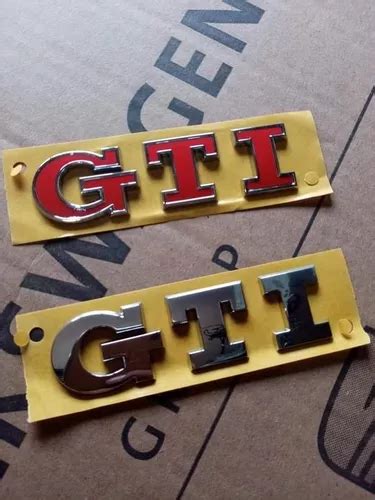 Emblema Gti Cajuela Original Meses Sin Inter S