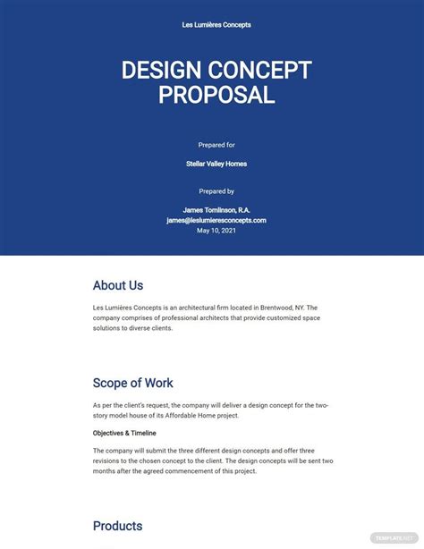 Event Concept Proposal Template Google Docs Word Apple Pages