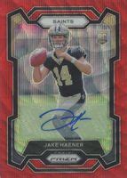 Jake Haener 2023 Prizm 374 Rookie Autographs Red Wave 149 Price