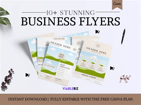 Business Flyer Marketing Flyer Template Canva Flyer Small - Etsy