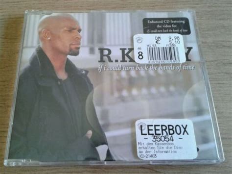 R Kelly If I Could Turn Back The Hands Of Time Enhanced CD 1999