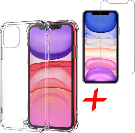 IPhone 11 Hoesje Anti Shock Proof Siliconen Back Cover Case Hoes