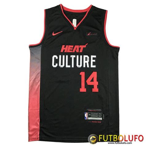 Nueva Camisetas De Futbol Miami Heat Herro Negro Rojo