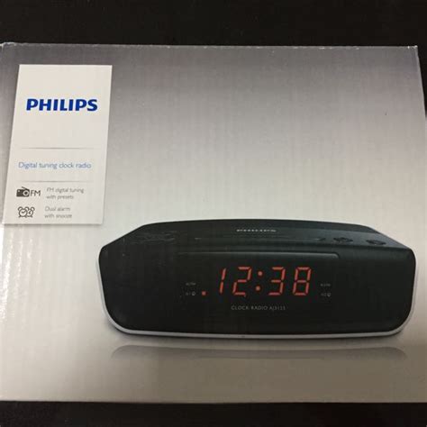 Philips Radio Alarm Clock, Furniture & Home Living, Home Decor, Clocks ...