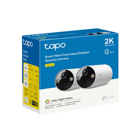 Tapo C410 Smart Wire Free Indoor Outdoor Security Camera Tapo