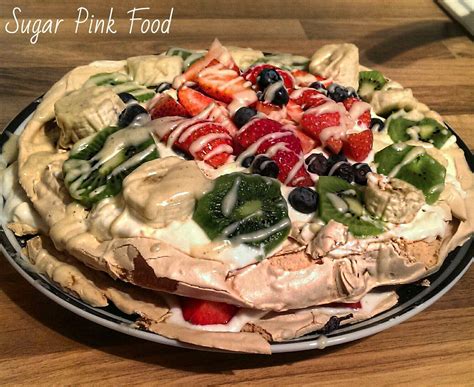 Sugar Pink Food Slimming World Recipe White Chocolate Pavlova