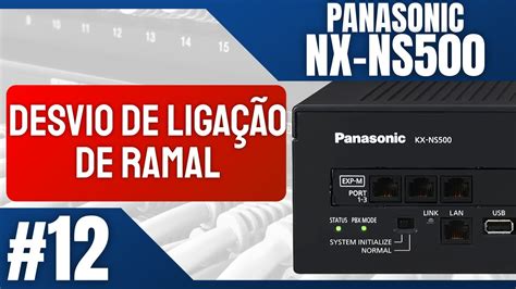 Pabx Ip Panasonic Ns Desvio De Liga Es Do Ramal Ap S X Toques