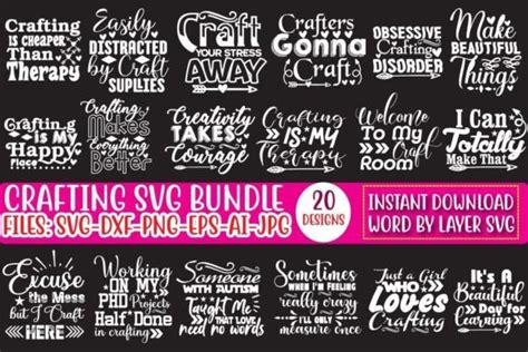 Crafting Svg Bundle Vol 2 Bundle · Creative Fabrica