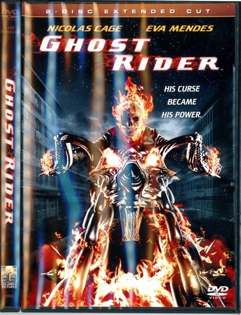 Ghost Rider Dvd Two Disc Extended Cut Mcu Marvel Comics Nicholas Cage