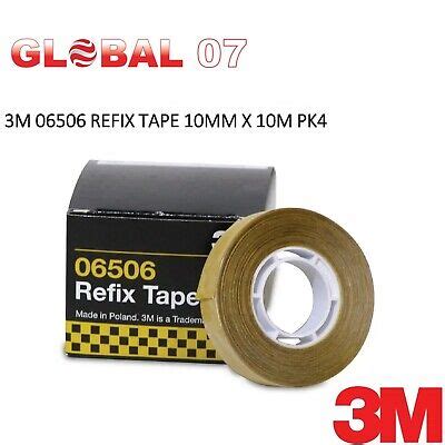 3M 06506 REFIX TAPE 12MM X 10M PACK OF 4 ROLLS PRESSURE SENSITIVE