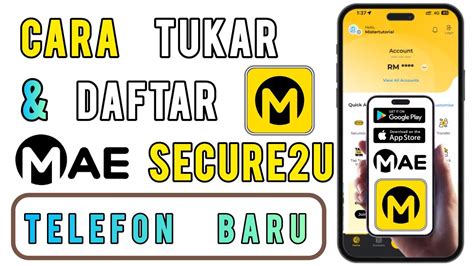 Cara Daftar Peranti Baru Aplikasi MAE YouTube