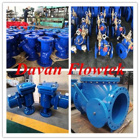 DN300 Flanged China Factory Ductile Iron Ggg50 Blue Water DIN Standard