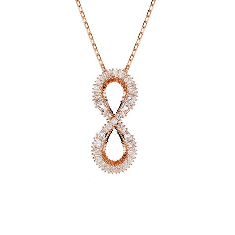 Collier Swarovski Hyperbola Infini Rosé