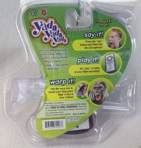 Yada Yada Yada Voice Changer Recorder Toy - NEW | #1490549649