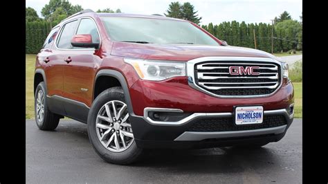 2017 GMC Acadia SLE 2 3 6L V6 Start Up Complete Tour And Review YouTube