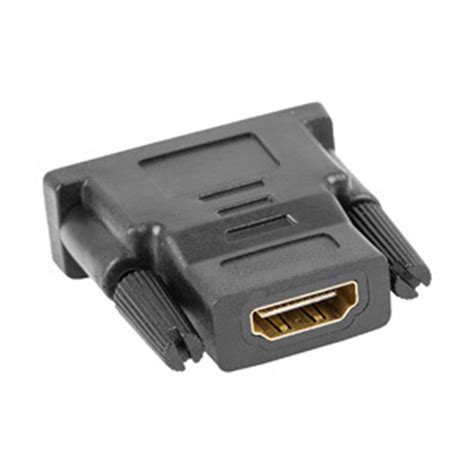 Adaptateur Lanberg Hdmi Femelle Vers Dvi d Mâle 24 1 Dual Link Noir à