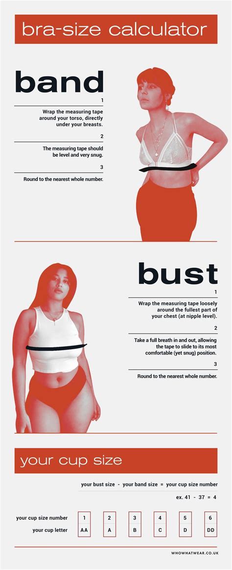 Bra Size Charts Artofit