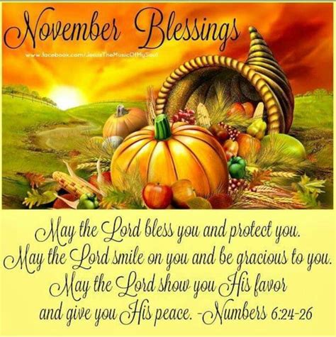 Praying For Blessings And Gods Favor Over You This Season November