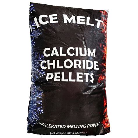 50 Lbs Calcium Chloride Pellet Bag Cp50 The Home Depot