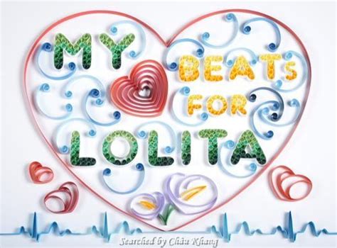 A Heart With The Words My Beats For Lollita On It