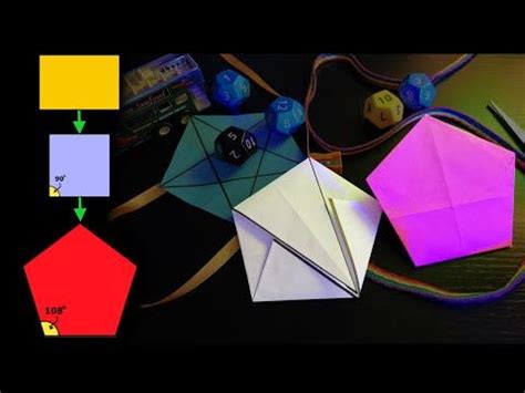 How To Fold A Pentagon YouTube Letter Folding Fold Pentagon