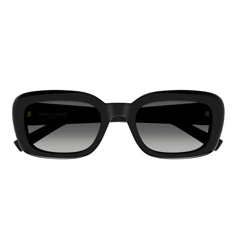 Saint Laurent Rectangle Frame Sunglasses Slm130 002 Designer Sunglasses Radpresent