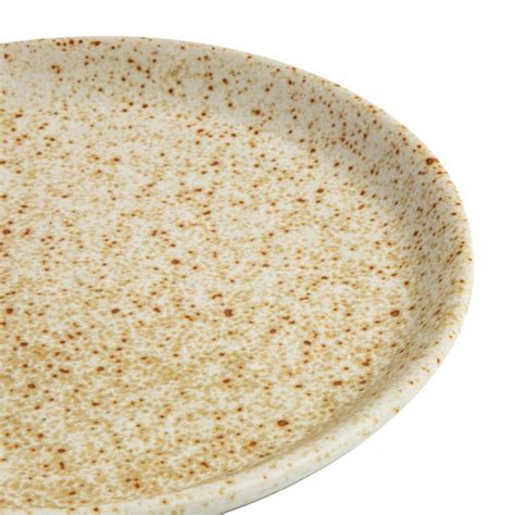 Assiettes Plates Beige Mouchet Olympia Canvas Cm