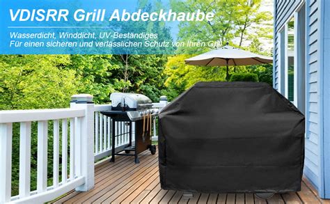 Grill Abdeckhaube VDISRR Wetterfest Grillabdeckung 420D Oxford