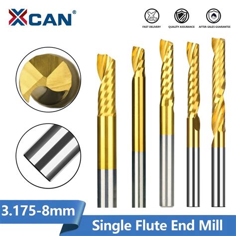 Xcan Nico Flauta End Mill Carboneto Cnc Roteador Gravura Bit Fresa