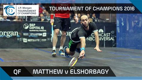 Squash Tournament Of Champions 2016 Men S QF Highlights Matthew V