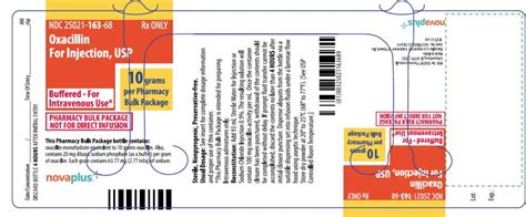 Oxacillin Injection - FDA prescribing information, side effects and uses