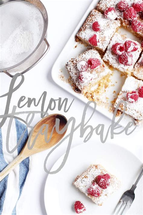 Lemon Raspberry Traybake An Easy Traybake Recipe For Spring Lemon