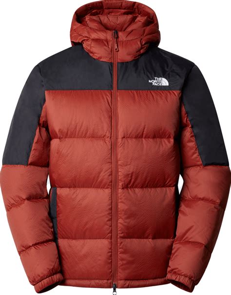 The North Face Mens Diablo Hooded Down Jacket Brandy Browntnf Black