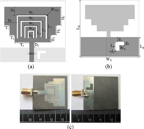 Figure 1 From A COMPACT QUAD BAND NOTCHED UWB MONOPOLE ANTENNA LOADED