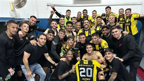 Video el efusivo festejo de los jugadores de Peñarol tras empatar el