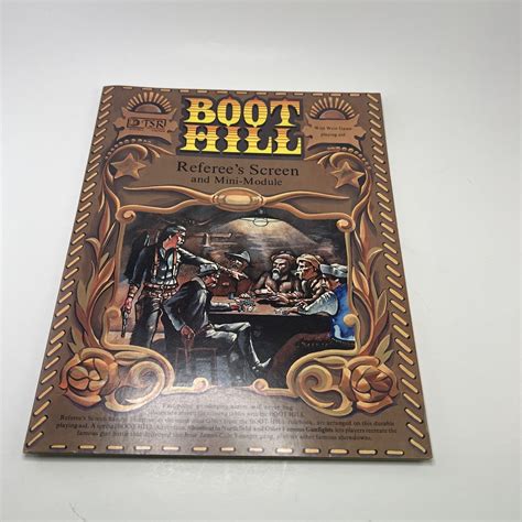 Vtg 1979 Boot Hill Box Set Tsr 7005 Wild West Rpg W Lost Conquistador