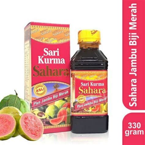 Jual Sari Kurma Sahara Plus Jambu Biji Merah Obat Herbal Demam Berdarah