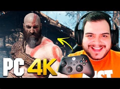 JOGANDO GOD OF WAR NO PC TUDO NO ULTRA 4K E CONTROLE DE XBOX YouTube