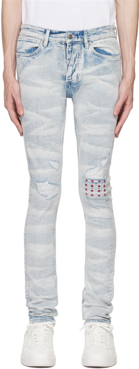 Blue Van Winkle Elektrik Jeans By Ksubi On Sale