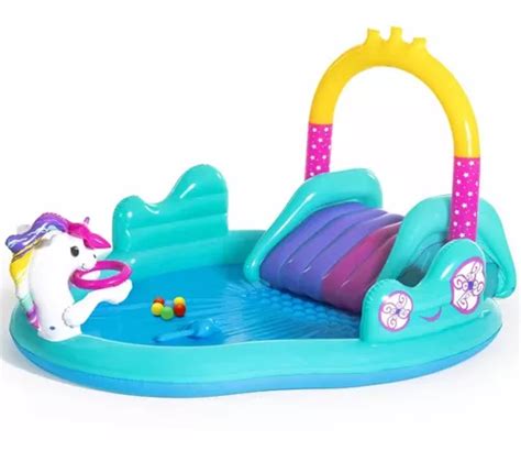 Centro De Juegos Acuatico Piscina Inflable Alberca Bestway Env O Gratis