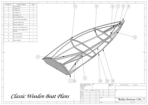 PDF Bullet Switzer 136 Classic Wooden Boat Plans Classic Wooden