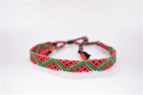 Watermelon Friendship Bracelet Etsy