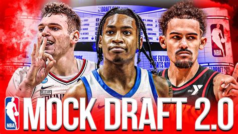 2024 NBA Mock Draft With TRADES Risers Fallers And Trade Ideas