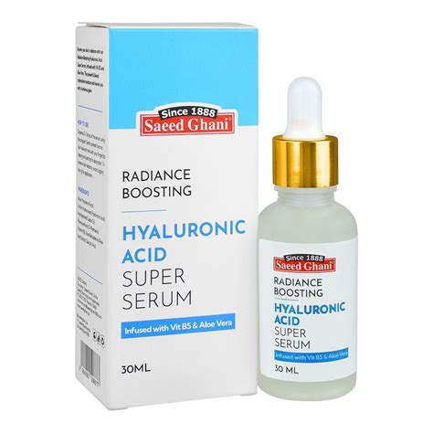 Order Saeed Ghani Radiance Boosting Hyaluronic Acid Super Serum