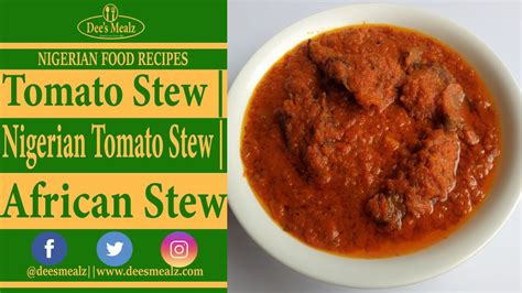 Tomato Stew Recipe Youtube