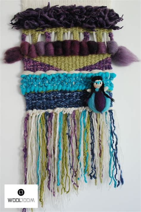 Original Concept Of Wool Loom Weaving With Removable Mapuche Fairy