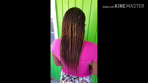 Two Layer Feed In Braids Youtube