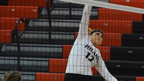 Division Iii East District Sectional Volleyball Not Satisfied But Hiland Is Moving On