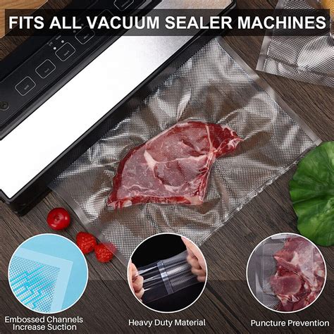 Quart Vacuum Sealer Bags X X Embossed Food Saver Storage